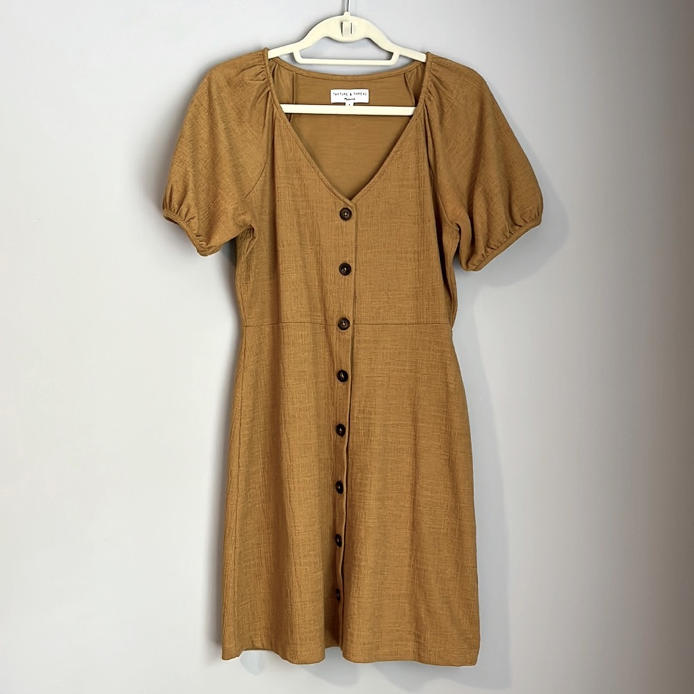 Texture & Thread Madewell Button Down Texture Dre… - image 2